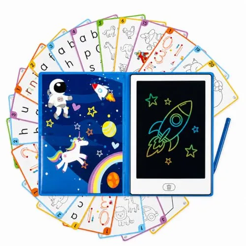 Big Minds Maltafel Zaubertafel Buchformat | LCD Schreibtafel für Kinder