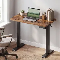 VASAGLE Höhenverstellbarer Schreibtisch 80 x 50 cm – Elektrisch mit 4 Memory-Tasten - Erleben Sie flexibles Arbeiten mit dem elektrisch höhenverstellbaren Schreibtisch von VASAGLE. Höhenverstellbar von 72 bis 120 cm, ideal für einen dynamischen Wechsel zwischen Sitzen und Stehen. Robuste Konstruktion für sicheren Halt.