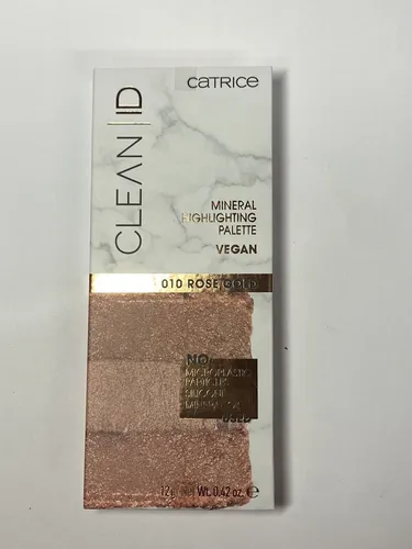 Catrice Clean ID Mineral Highlighting Palette Farbe 010 ROSE GOLD Vegan NEU