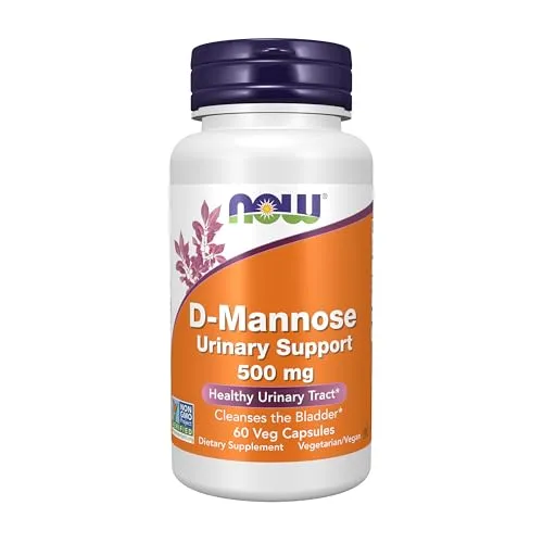 NOW Foods D-Mannose, 500mg - 60 vcaps