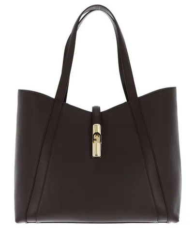 Furla Shopper Goccia aus Leder - Elegante Shoppertasche aus hochwertigem Leder mit abnehmbarem Schulterband und praktischem Magnetverschluss. Ideal für trendbewusste Damen, die Stil und Funktionalität schätzen.