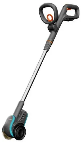 GARDENA EasyWeed P4A 14820-55 Fugenbürste 18V - Akku-Unkrautbürste für präzise Fugenreinigung, umweltfreundlich und mühelos ohne Chemikalien