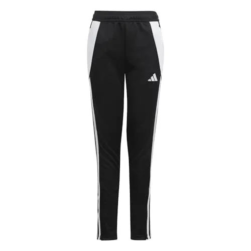 adidas Performance Tiro 24 Trainingshose Kids schwarzweiss 116 - Trainingsbekleidung für Kinder, mit eng zulaufendem Beinabschluss für optimalen Tragekomfort und Bewegungsfreiheit beim Sport.
