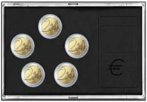 SAFE 7904 Münz-Etui für 5 Stück 2-Euro-Sondermünzen
