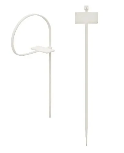 Kabelbinder mit Beschriftungsfeld, 98mm in beige von Hama