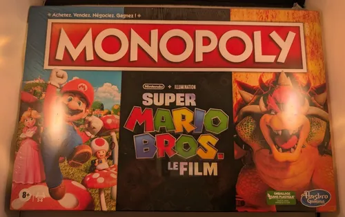Spiel Monopoly - Sonderausgabe Super Mario - der Film - französisch, unbespielt