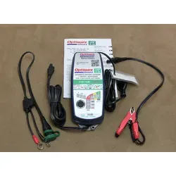 Optimate Autobatterie-Ladegerät Lithium TM390, 12 V, 6 A - Autobatterien-Ladegerät mit vollautomatischem 10-stufigen Ladevorgang, ideal für 12V LiFePO4 Batterien. Optimale Pflege und Verlängerung der Batterielebensdauer, auch bei -40°C einsetzbar.