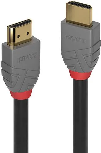 Lindy HDMI Anschlusskabel - HDMI-A Stecker, 1.00 m schwarz, hochwertiges Kabel für optimale Bild- und Tonübertragung