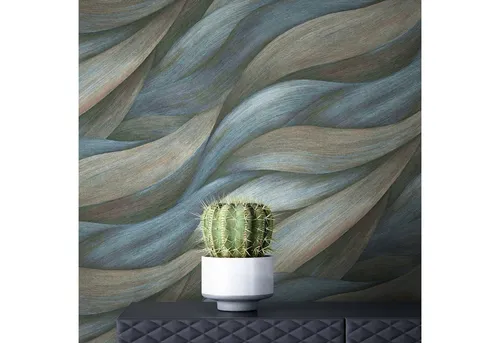 Newroom Vliestapete Blau in blau von Newroom