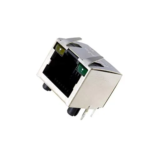 RJHSE-5381 Buchse RJ45 Kat: 5 abgeschirmt,mit LED System: 8p8c THT AMPHENOL