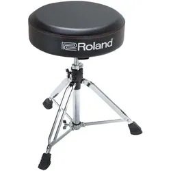 Roland RDT-RV Drum Throne - Bequemer Drumhocker - Zubehör für Tasteninstrumente, runder Drumhocker mit hohem Komfort und Belastbarkeit, ideal für lange Proben und Auftritte.