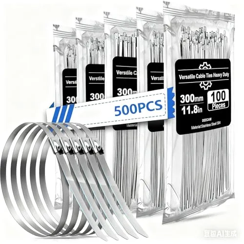 Kabelbinder Silber von Deecam