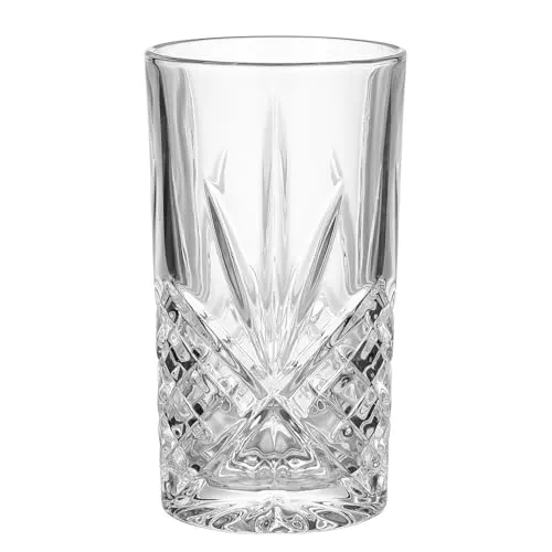 BUTLERS Trinkgläser 330ml Gläser Set aus Kristall -CRYSTAL CLUB- ideal als Cocktailglas, Wasserglas & Trinkgeschirr