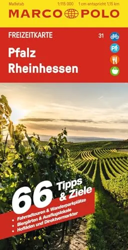 MARCO POLO Freizeitkarte 31 Pfalz, Rheinhessen 1:115.000