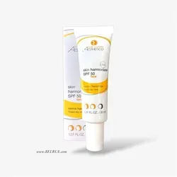 Aesthetico Skin Harmonizer SPF50 30ml - Medizinische Körperpflege für unreine Haut, passt sich individuell dem Hautton an und kaschiert Rötungen dank mikroverkapselter Pigmente. Hoher UV-Schutz schützt vor Hautalterung und Irritationen.