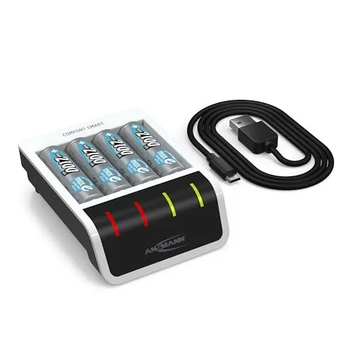 ANSMANN Akku Ladegerät inkl. 4x AA 2100mAh von Ansmann