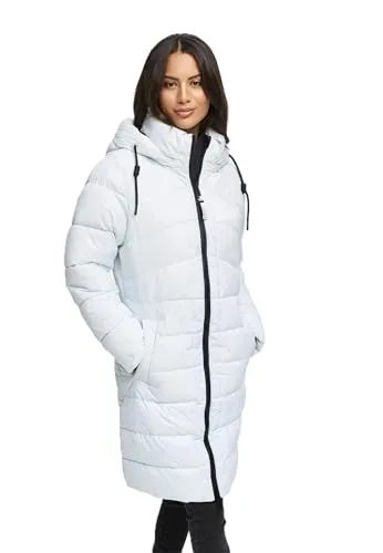 Marikoo Winterjacke Kaltnäschen - Warme Fleece-Taschen, Blau XL (42) - Funktionsjacke mit warmem Fleece in den Taschen, ideal für kalte Tage und optimale Wärmeisolierung.