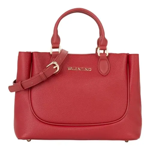 Valentino Daphne Re Shopper Tasche 30 cm rot - Elegante Shoppertasche von Valentino, ideal für Damen. Sie überzeugt durch ein praktisches Reißverschlussfach und vielseitige Trageoptionen dank abnehmbarem Umhängeriemen. Hochwertiges Polyurethan sorgt für Langlebigkeit.