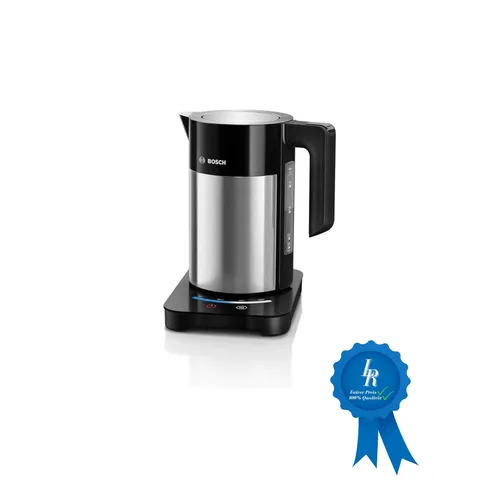 Bosch kabelloser Wasserkocher TWK7203 - 1,7 L, 7 Temperatureinstellungen für perfektes Tee-Aroma, mit Abschaltautomatik und Warmhaltefunktion
