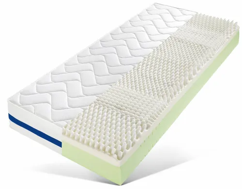Visco-Matratze Memory Pur von Breckle, 24 cm hoch - Matratze mit 7 Liegezonen, ideal für Bauch-, Rücken- und Seitenschläfer. Allergikerfreundlich, abnehmbarer Bezug und optimale Körperanpassung dank Viscoschaum.