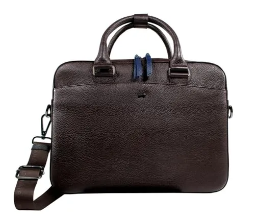 Braun Büffel Laptoptasche NOVARA - Edle Businesstasche aus Rindleder - Businesstasche aus hochwertigem Rindleder mit Laptopfach für 14-Zoll-Laptops und praktischen Fächern. Ideal für stilvolle Profis, die Funktionalität und Eleganz schätzen.