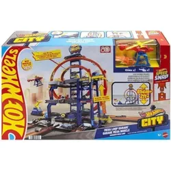 Mattel UK Hot Wheels City Mega Loop Garage - Sonstige, aufregende Mega Loop Garage für spannende Hot Wheels Rennen und kreative Spielmöglichkeiten.
