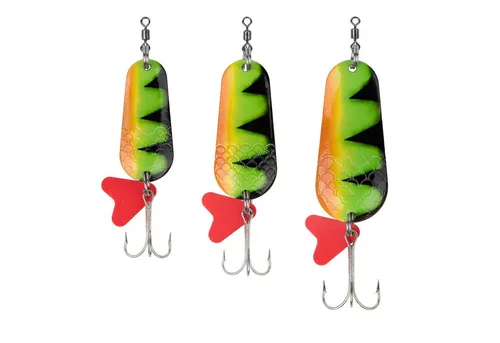 Zite Kunstköder Blinker-Set für das Raubfischangeln - Barschdekor 16-34g Löffelblinker