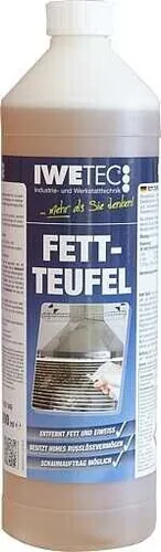 Iwetec Fett-Teufel 1 Liter Reiniger Reinigung Entferner Fett Küche Haushalt