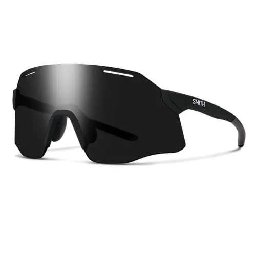 Smith Vert Performance Sonnenbrille - Sportbrille mit mattschwarzem Rahmen und ChromaPop Gläsern für verbesserte Sicht und Kontrast. Ideal für Outdoor-Aktivitäten mit rutschfestem Halt und einfachem Objektivwechsel.