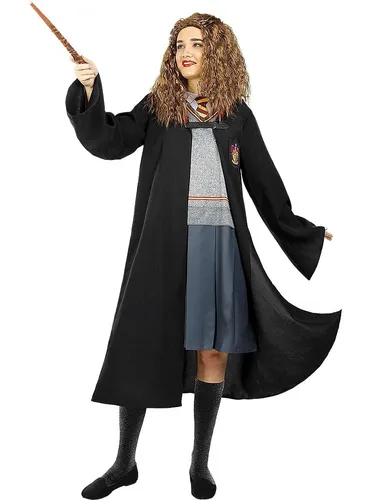 Harry Potter – Hermine Granger Kostüm - Damenkostüm in Schwarz, Größe S, aus 100% Polyester. Ideal für Karneval oder Mottopartys, wird zur perfekten Zauberschülerin!