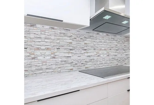 Rodnik Küchenrückwand Klinkerwand - DELUXE ABS-Kunststoffplatte - Küchenrückwand aus robustem ABS-Kunststoff, UV- und feuchtigkeitsresistent, ideal für alle Räume, pflegeleicht und hitzebeständig.