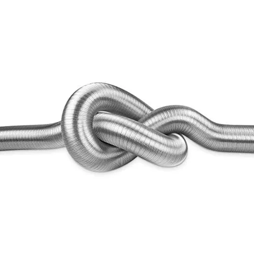 neverest® Semiflex 125 mm Alu Flexrohr 3m Länge Abluftschlauch Klimaanlage, Trockner, Ofen Hitze & Korrusionsbeständig