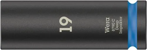 Wera 8790 C Impaktor Deep 05004836001 Innen-Sechskant Steckschlüsseleinsatz 19mm 1/2
