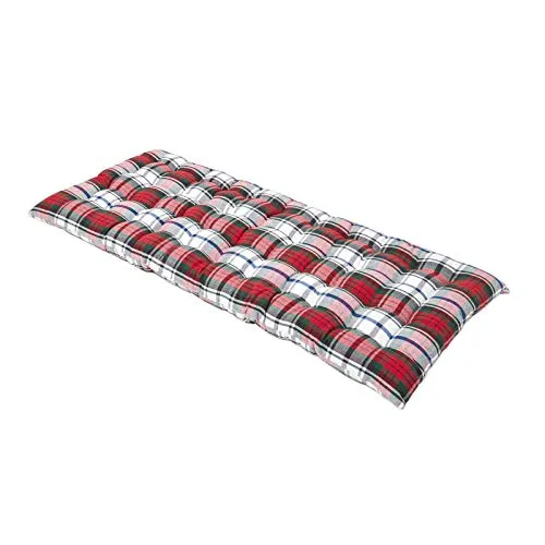 Homescapes Stuhlkissen 2-Sitzer Bankauflage Macduff mit Schottenmuster