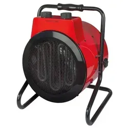 Perel Heizlüfter 3000 W mit 2 Heizstufen - Heizstrahler für Innenräume, leistungsstark mit 3000 W, Überhitzungsschutz und Kühlfunktion - ideal für Werkstätten und Garagen.