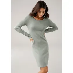 Strickkleid LAURA SCOTT, Damen, Gr. 40, mint-melange in türkis von Laura Scott