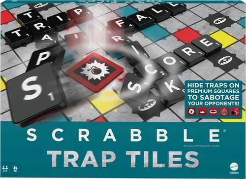 Scrabble Scrabble Trap Tiles Familien-Brettspiel mit Fallen, Neu OVP*