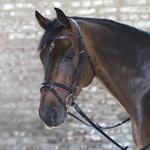 STAR Trensenzaum Diamond ENGL.Komb., Fuchsia, VB