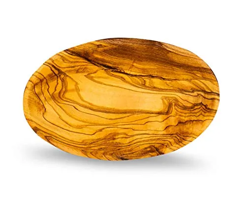 levandeo Holzschale Olivenholz ca. 12x8cm Schale Holz Tischdeko Dekoschale Natur Unikat Snackschale Deko
