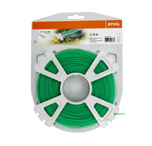 Stihl Schneidedraht rund 2,0 mm x 119 m grün - Hochwertiger Rasentrimmerfaden, ideal für Freischneider und Trimmer, kompatibel mit den meisten Geräten