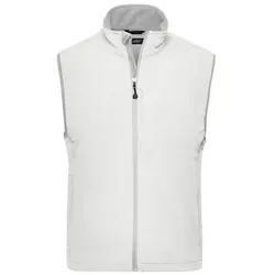 Men's Softshell Vest Trendige Weste aus Softshell weiß, Gr. XXL