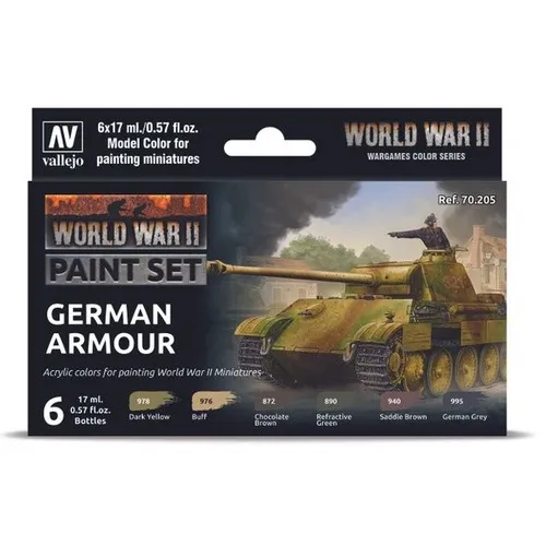 Model Color: German Armour Vallejo Acrylfarben - 6er Set 2,83€/Stück