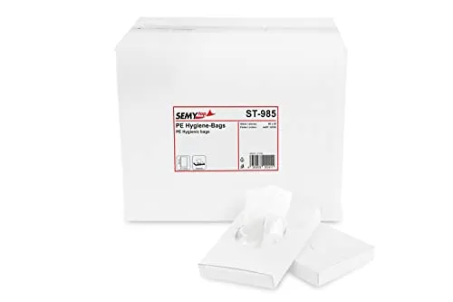 Semy Top Hygiene-Bags weiß, 50 Boxen a 30 Bags, 1er Pack (1 x 50 Stück)