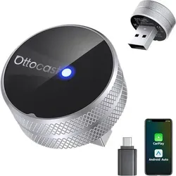 Ottocast Mini Slim Tube CP88-T4 – Kabelloser CarPlay & Android Auto Adapter
