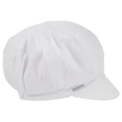 Seeberger Ballonmütze Baumwollstoff, weiss in weiß von Seeberger