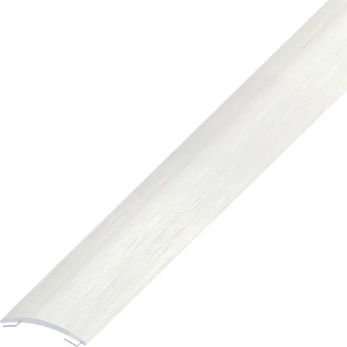 alfer Übergangsprofil 1 m, 30 x 5 mm Alu eloxiert gebürstet Edelstahl Optik