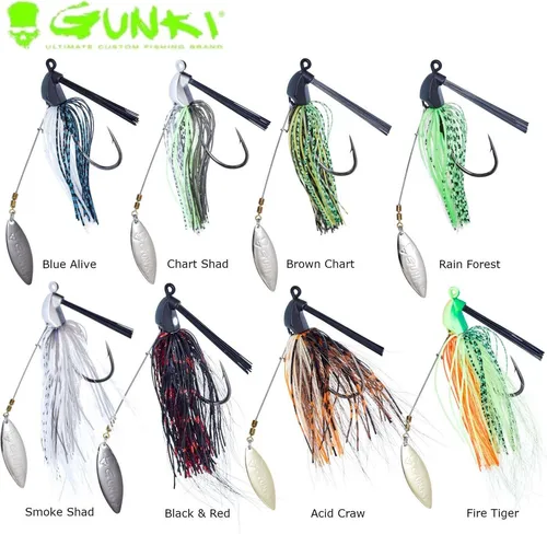 Gunki 21g Hoverjig Gr. 5/0 - Jig Haken, Gunki Farben:Smoke Shad M.S