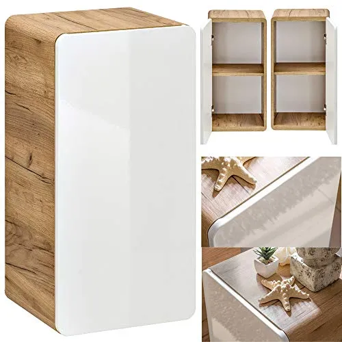 Lomadox Unterschrank LUTON-56 in weiß von Lomadox