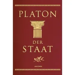 Der Staat (Cabra-Lederausgabe) / Cabra-Leder-Reihe Bd.13 in rot von Anaconda