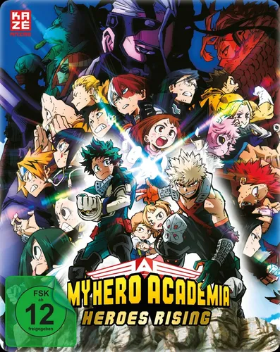 My Hero Academia: Heroes Rising - Steelbook DVD - Film für Fans ab 9 Jahren, limitierte Steelbook-Edition mit beeindruckendem Artwork und spannender Story.